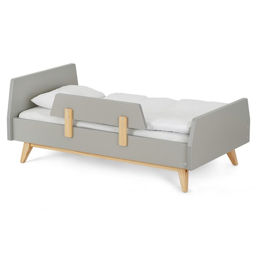 מיטת מעבר קרוליין אפור/עץ – Caroline Toddler Bed Grey/Wood 130×70 cm - אפור/עץ - Grey/Wood