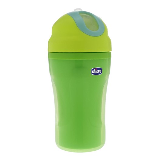 בקבוק אימון בעל פטמת סיליקון - Insulated Cup - ירוק Green