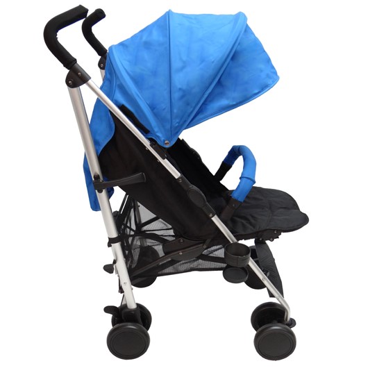 טיולון אלומיניום+פגוש נאפולי - Napoli - כחול/שחור Blue/Black