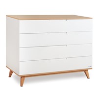 שידת אחסנה קיילי לבן/עץ – Kylie™ Dresser White/Wood 120 cm
