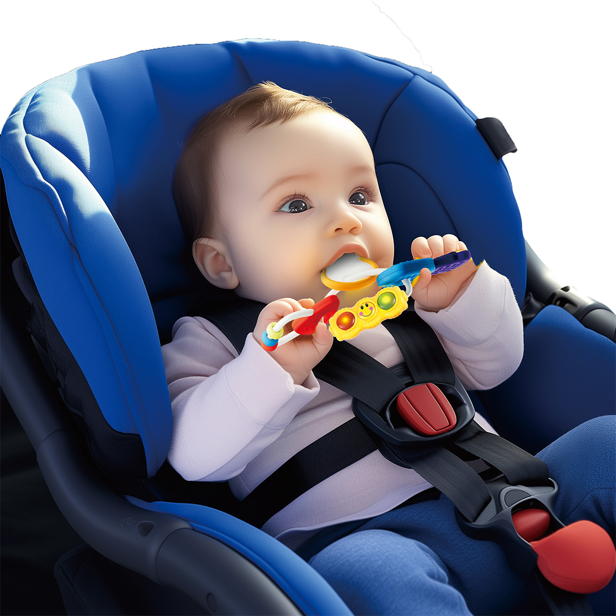 נשכן רעשן מחזיק מפתחות מאיר - Light Rattle Keys, צעצועי התפתחות ...