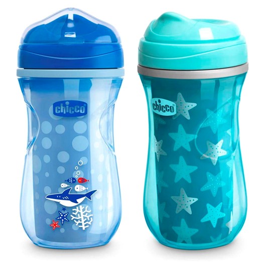 בקבוק שתייה ספורט - +Active Cup 14M - כחול וטורכיז - Blue & Teal