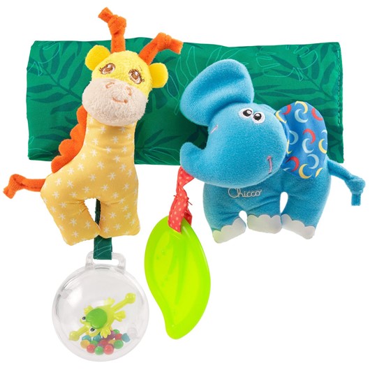 צעצוע לעגלה פיל וג'ירף - Out And About With Gilby And Eli - צבעוני - Colorful