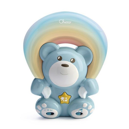 מנורת לילה דובי קשת בענן - Rainbow Bear - תכלת - Light Blue