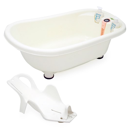 אמבטיה חן -  Bath Tub - לבן/ורוד - White/Pink
