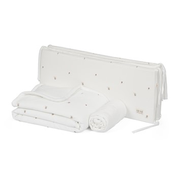 סט מצעים למיטת תינוק ליין גינה אורבנית – Baby Bed Set - שבלול - Snail