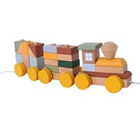 רכבת קוביות מעץ - ‏‏‏‏Wooden Blocks Train