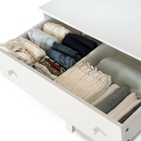 שידת אחסנה דוני לבן קלאסי – Donny™ Dresser Classic white 80 cm