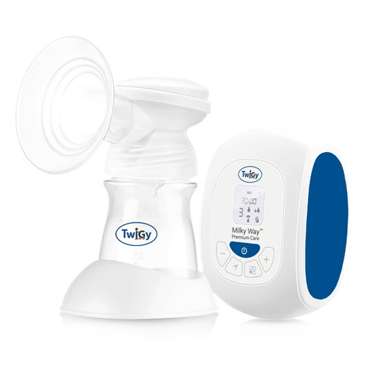 משאבת חלב חשמלית - Milky Way Premium Care - כחול לבן