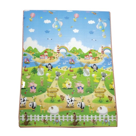 משטח פעילות עובי 2 ס"מ - Play mat Lay & Play - גן חיות
