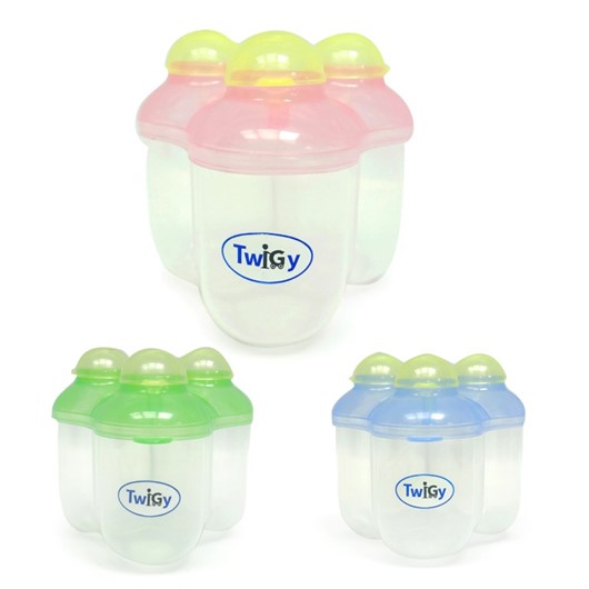 מחלק מנות משולש - Milk Powder Container - צבעוני Colorful