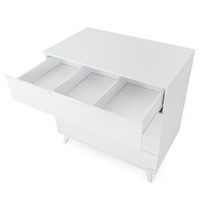 שידת אחסנה קלואי לבן קלאסי -  Chloie™ Dresser Classic White 100 cm