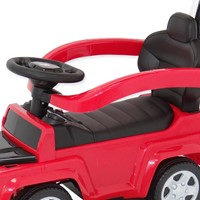 בימבה ג'יפ עם גגון + מקל דחיפה - Baby Ride On Car