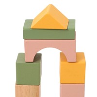 סט קוביות עץ לבנייה - ‏‏‏‏Wooden Building Blocks Set 60 pcs