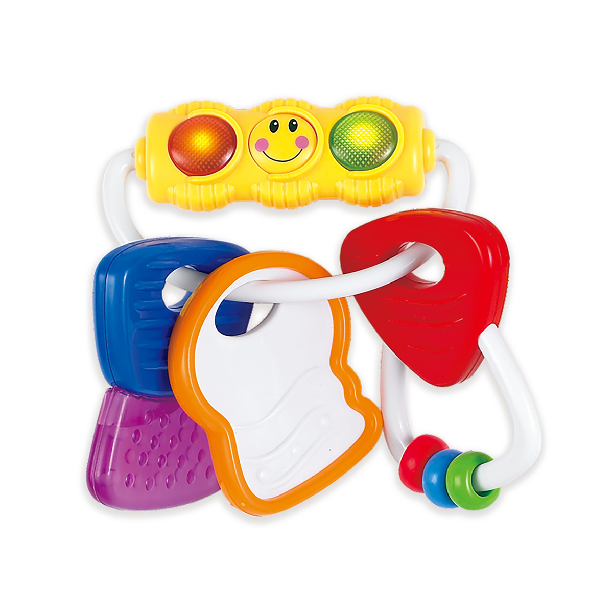 נשכן רעשן מחזיק מפתחות מאיר - Light Rattle Keys, צעצועי התפתחות ...