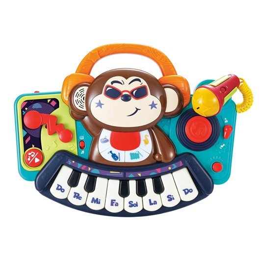 די ג'יי קוף - DJ Monkey - צבעוני - Colorful