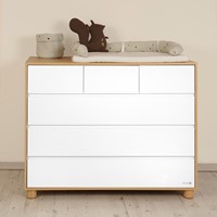 שידת אחסנה טיילור לבן/עץ – Taylor™ Dresser White/Wood 120 cm