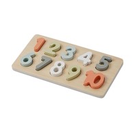 פאזל מספרים מעץ - Wooden Number Puzzle