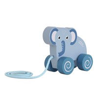 משוך את הפיל מעץ - ‏‏‏‏Wooden Pull Along Elephant