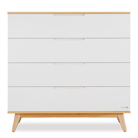 שידת אחסנה קלואי לבן/עץ -  Chloie™ Dresser White/Wood 100 cm - לבן/עץ - White/Wood