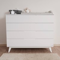 שידת אחסנה קיילי לבן קלאסי – Kylie™ Dresser Classic White 120 cm