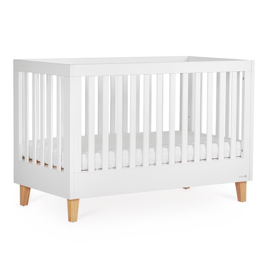 מיטת תינוק וואלי לבן/עץ – Valley™ Baby Bed White/Wood 127×63 cm - לבן/עץ - White/Wood