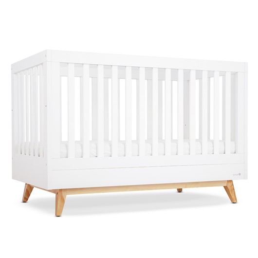 מיטת תינוק מייסון לבן/עץ – Maison™ Baby Bed White/Wood 130×70 cm - לבן/עץ - White/Wood