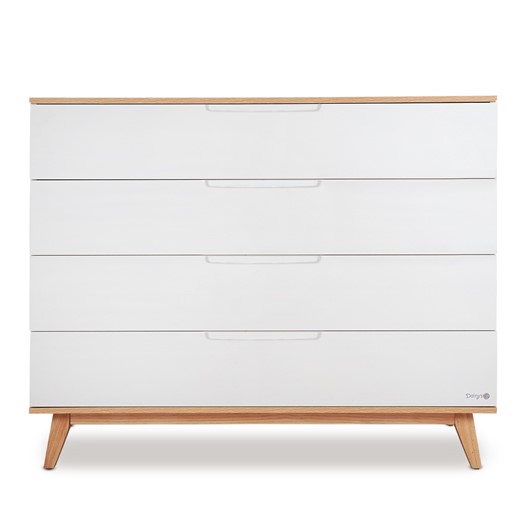 שידת אחסנה קיילי לבן/עץ – Kylie™ Dresser White/Wood 120 cm - לבן/עץ - White/Wood