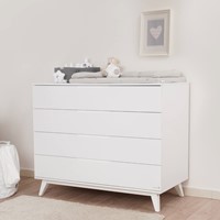 שידת אחסנה קיילי לבן קלאסי – Kylie™ Dresser Classic White 120 cm