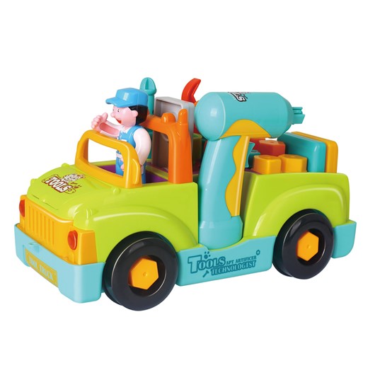 משאית צעצוע למכונאי הקטן - Little Mechanic Tool Truck - צבעוני - Colorful