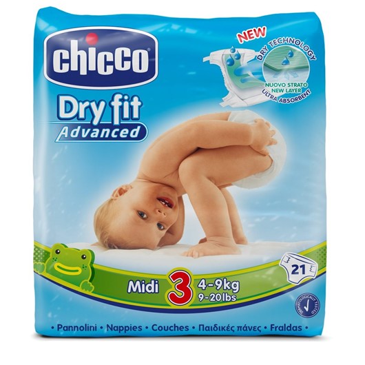חיתולים דריי פיט - Diapers Dry Fit - מידי - מידה 3
