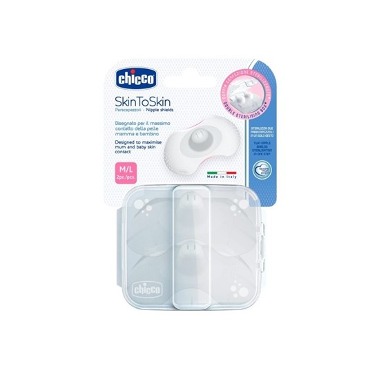 זוג מגני פיטמה מסיליקון - SkinToSkin - Nipple Shield - M/L
