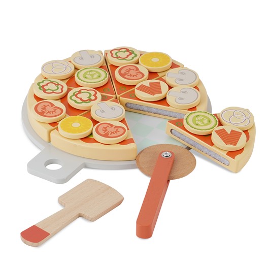 סט פיצה מעץ – ‏‏‏‏Wooden Pizza Set - צבעוני - Colorful