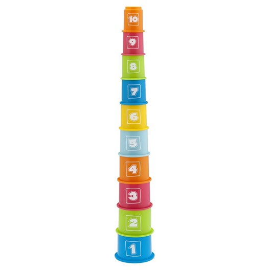 מגדל כוסות 2 ב 1 - Stacking Cups - צבעוני - Colorful