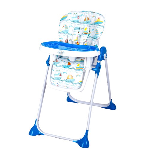 כיסא אוכל גבוה סילבר - ™Silver - כחול - Blue