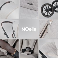 עגלת תאומים נואל בז' - NOelle