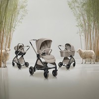 עגלה משולבת בלאג'יו פרימו אפור/בז' - Bellagio Primo Stroller Como Lake