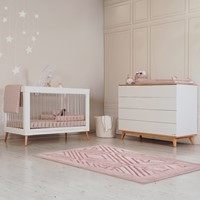 מיטת תינוק הילס לבן/אקריל – Hills™ Baby Bed White/acrylic 120×60 cm