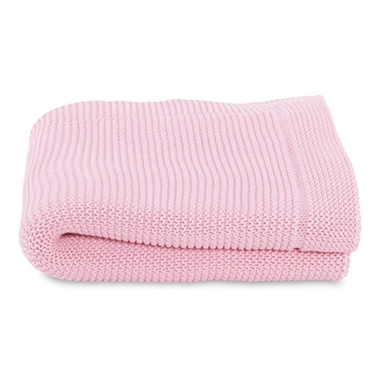 שמיכה סרוגה – Tricot Blanket - ורוד - Pink