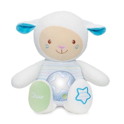 בובת כבשה מנגנת ומקליטה - Toy Mama Lullaby Sheep - תכלת/לבן
