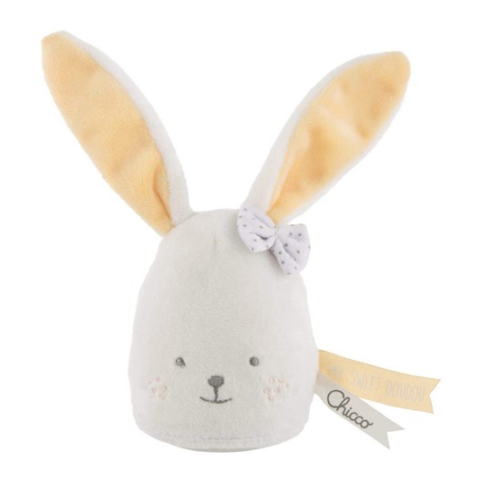 מנורת לילה ארנב מתוק - Toy MSD Nightlight Bunny - לבן/בז' - White/beige