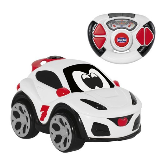 מכונית רוקט קרוסאובר + שלט - Toy Rocket The Crossover RC - לבן/אדום - White/Red