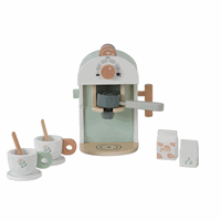 סט מכונת קפה מעץ - ‏‏‏‏ Wooden Coffee Machine Set