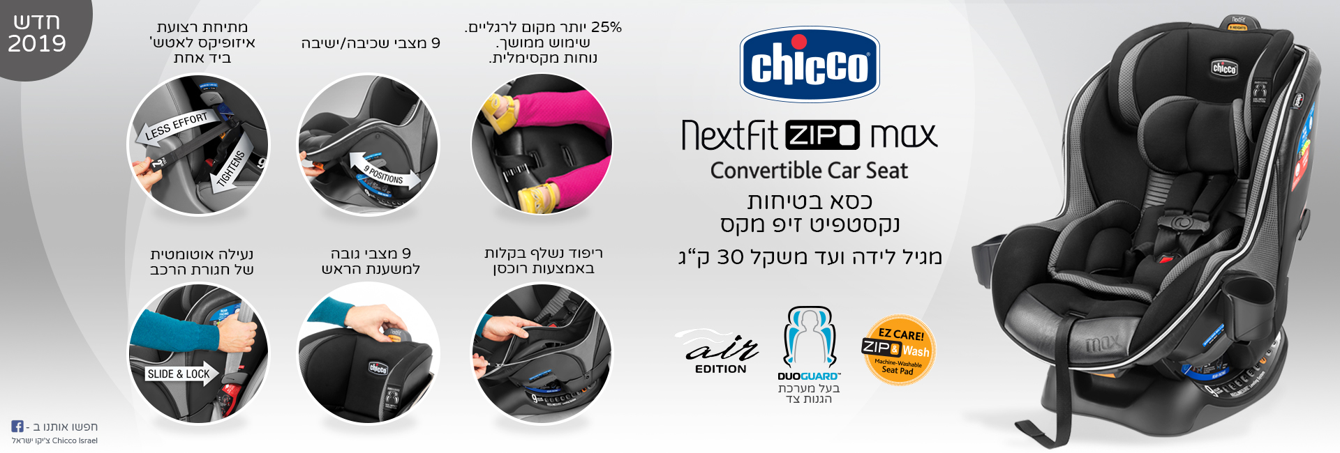 Chicco - NextFit Zip Max